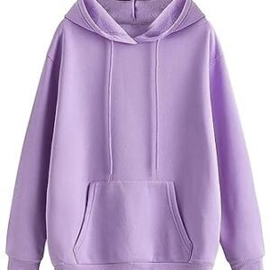 JUNEBERRY Women Sweatshirt with Hoodies, Fleece Material Full Sleeves Jumper Women Winter Wear, Hooded Neck Regular Fit Long Sleeve Womens Sweatshirt, Winter Wear for Women